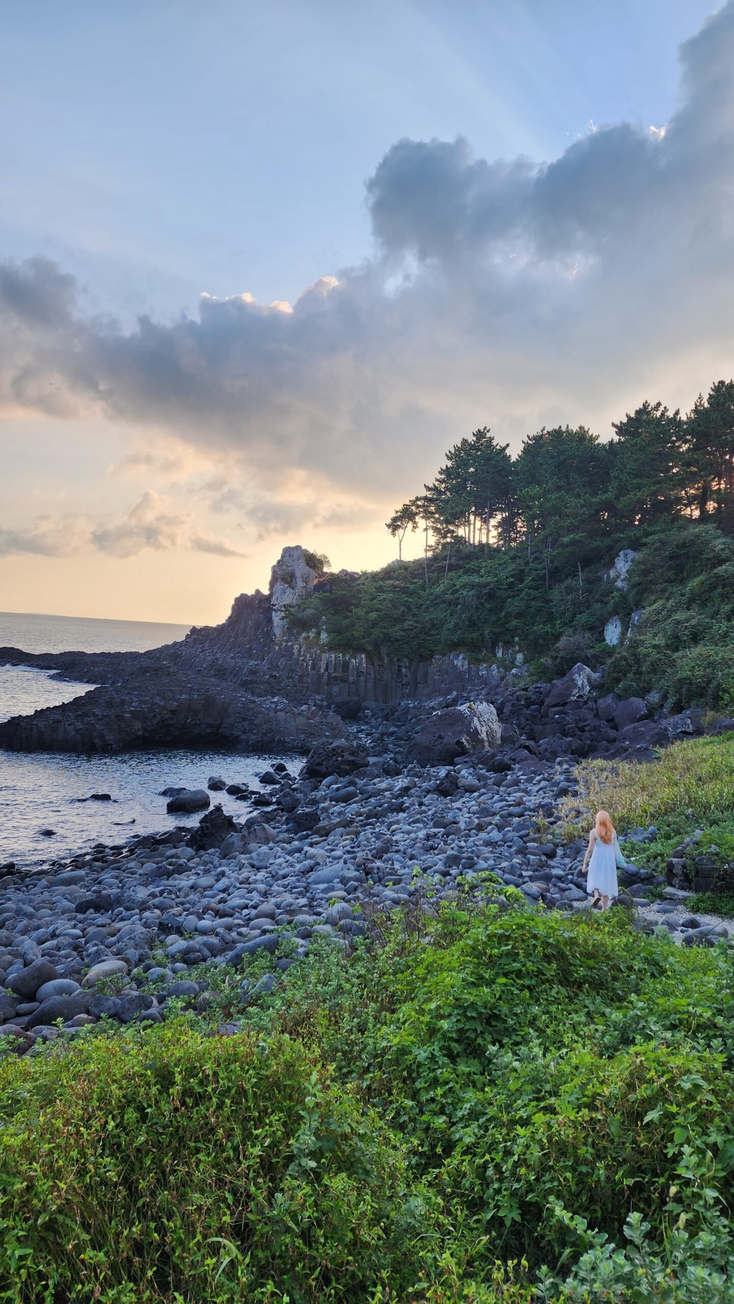Daepo Jusangjeolli Cliff, Jeju Island, Southern Jeju Island, Seongwipo, 대포주상절리