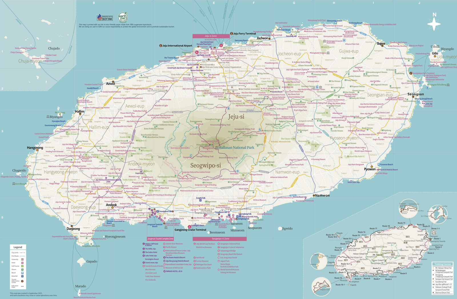 jeju map, Jeju transportation, jeju public transportation, jeju bus system
