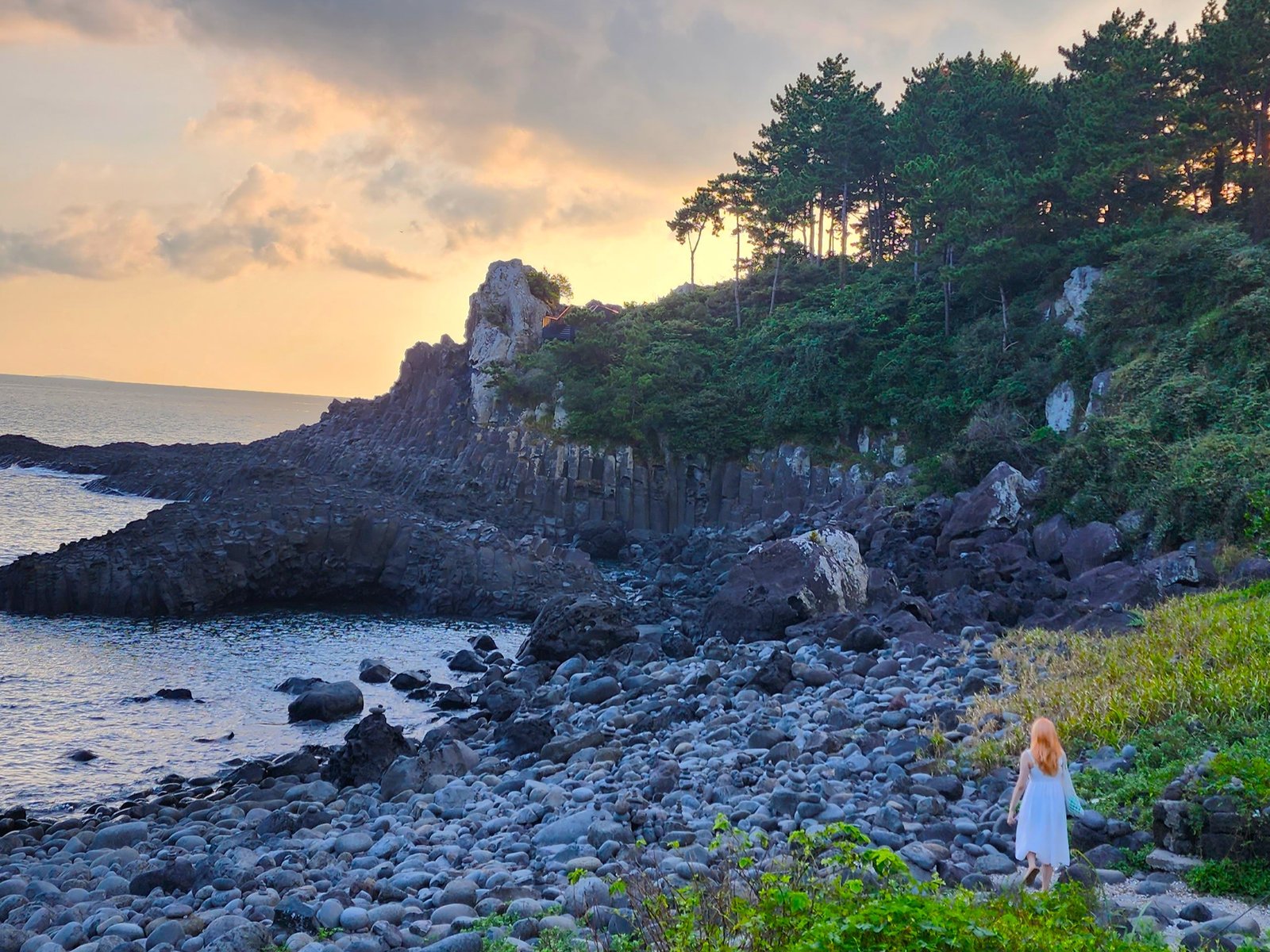 Daepo Jusangjeolli Cliff, Jeju Island, Southern Jeju Island, Seongwipo, 대포주상절리